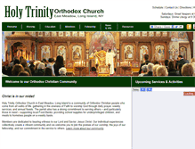 Tablet Screenshot of holytrinityeastmeadow.org